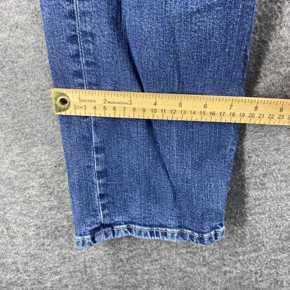 Levis Jeans Mens 32x32 Blue 505‎ Mid Rise Western Cowboy Straight Dark Wash - Picture 7 of 12